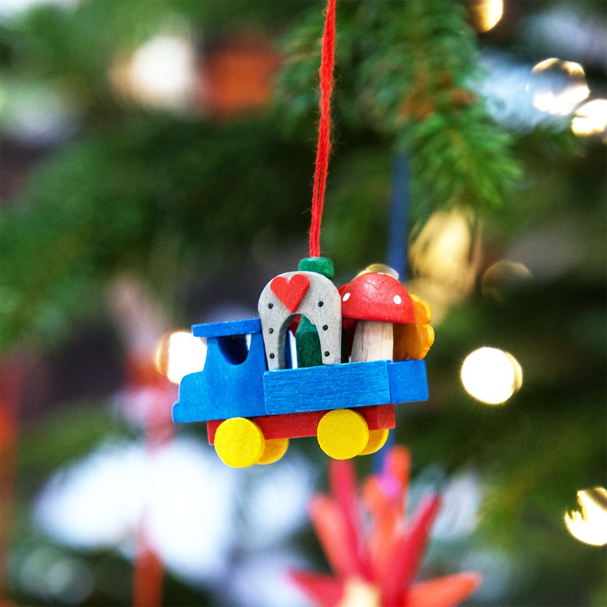 Mini Good Luck Truck- Christmas tree decoration